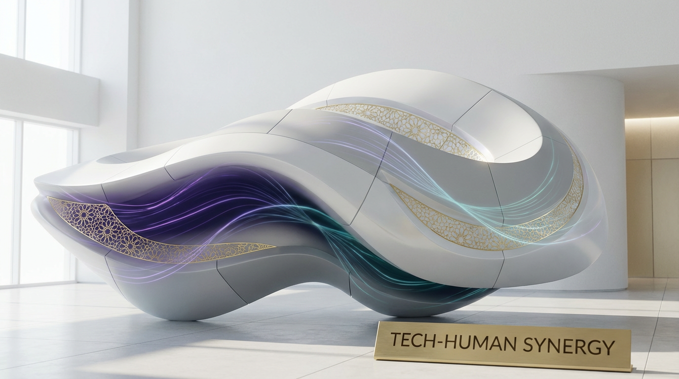 Tech Human Synergy Background